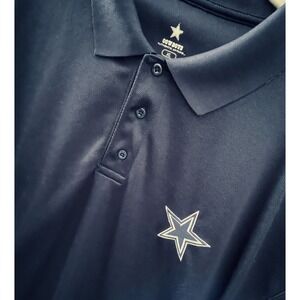 Dallas Cowboys XL Authentic‎ Men's Short Sleeve NFL Polo Embroidered Logo
